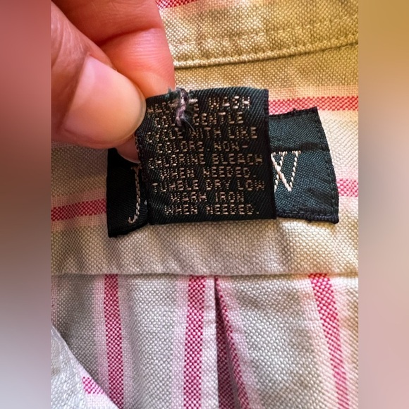 J.CREW Slim Shirt‎ Adult  Checkered Button Up Long Sleeve Pocket Mens M Cotton - Picture 14 of 16